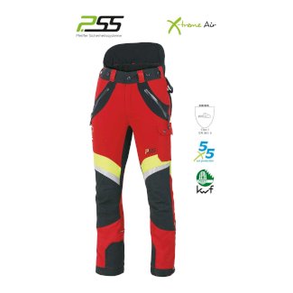 PSS X-treme Air Schnittschutzhose Gelb/Rot54   Grösse: 54
