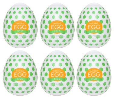Masturbator ?Egg Stud? mit Noppen-Stimulationsstruktur