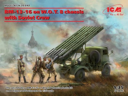 BM-13-16 on W.O.T. 8 chassis with Soviet Crew - Gratisinserat.com