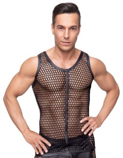 Shirt mit Grobnetz-Front und Rücken im Mattlook - Gratisinserat.com