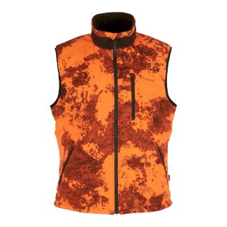 Pinewood Smaland Reversible Camou Fleece Weste Strata Blaze/H.Green   Grösse: M