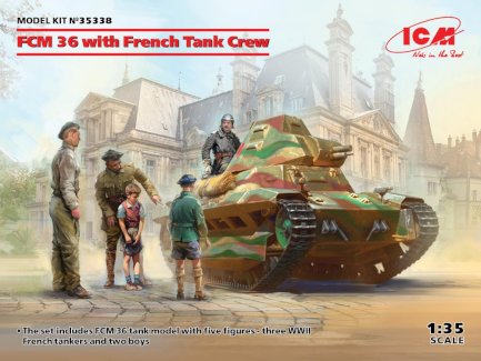 FCM 36 with French Tank Crew - Gratisinserat.com
