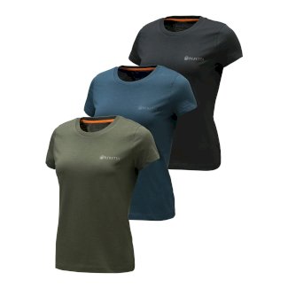 Beretta 3er Set Damen T-shirt Moss & BluEclipse & Black   Grösse: L