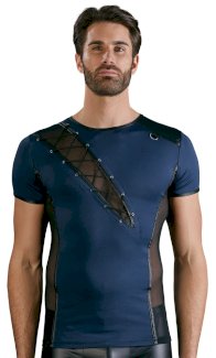 Shirt aus elastischer Mikrofaser und Powernet