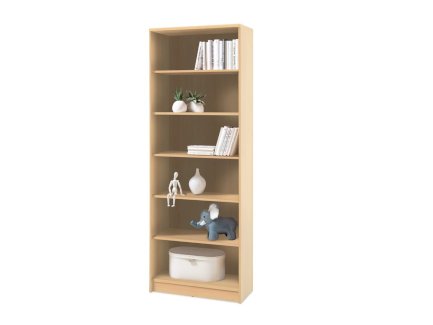 Bücherregal Standregal Buche  72 x 198 cm - 5 Einlegeböden - OPTIMUS