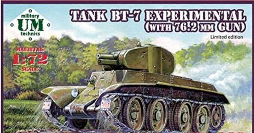 BT-7 Experimental tank with 76.2mm gun - Gratisinserat.com