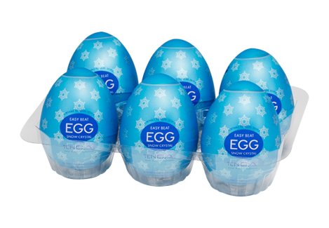 Masturbator ?Egg Snow Crystal? mit intensiver Kristall-Stimulationsstruktur - Gratisinserat.com