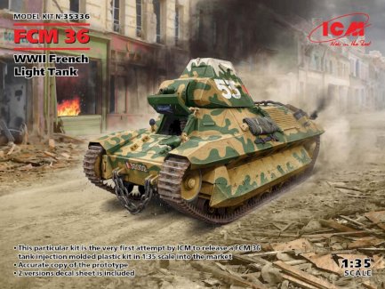 FCM 36, WWII French Light Tank - Gratisinserat.com