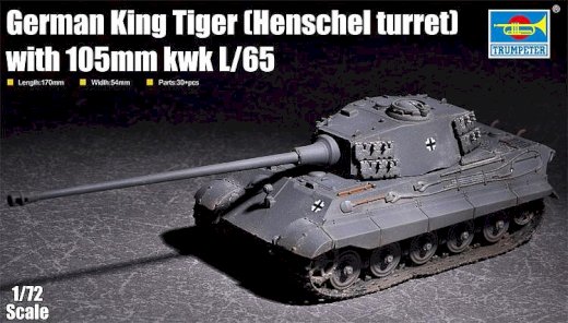 German King Tiger(Henschel turret) with 105mm kWh L/65 - Gratisinserat.com