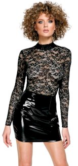 Minikleid aus Spitze und Lack - Gratisinserat.com