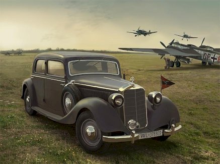 Typ 320 (W142) Saloon, WWII Staff car