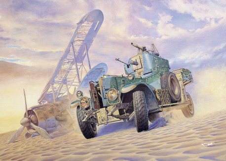 British Armoured Car Pattern 1920 Mk.II (modified with sand tyres) - Gratisinserat.com