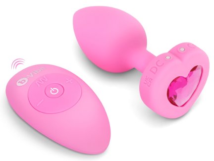Vibro-Analplug ?vibrating heart? mit funkelndem Herz-Stopper - Gratisinserat.com